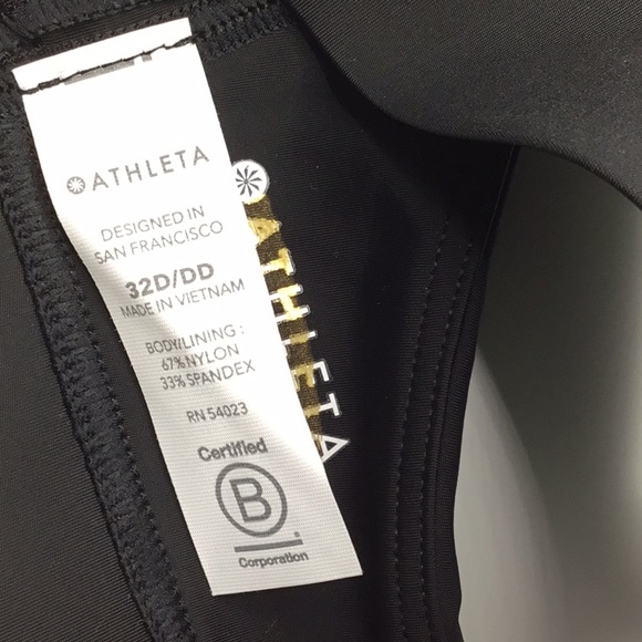 Athleta Yin Bra D/DD Black NWT - Picture 10 of 11